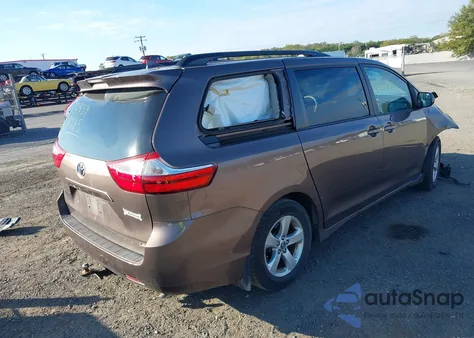 2018 Toyota Sienna Le 8 Passenger from USA, damaged, VIN 5TDKZ3DC7JS902308